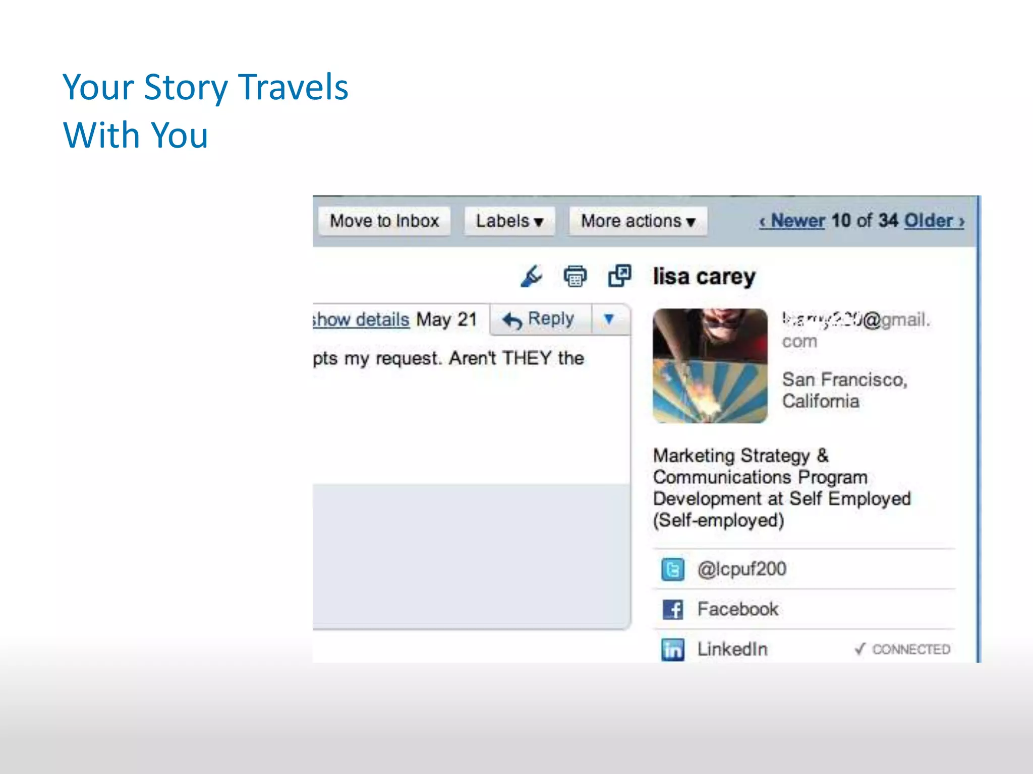 Your Story TravelsWith You