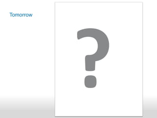 ?????Tomorrow?
