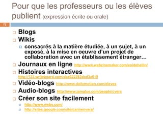 Le Web 2 en classe de FLE