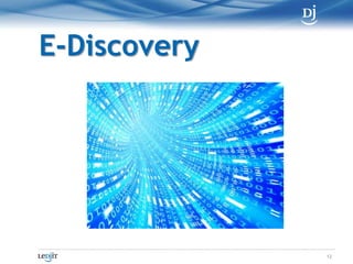 E-Discovery<br />12<br />