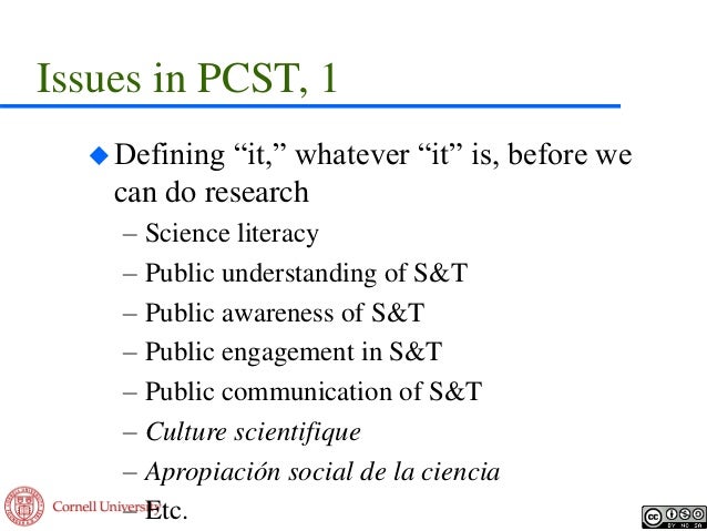 The Past Present And Future Of Science Communication - 