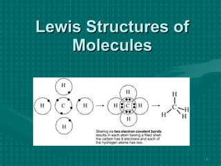 Lewis Structures of Molecules 