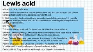 Comprehensive Overview of Lewis Acids, Bases, and HSAB Theory in ...