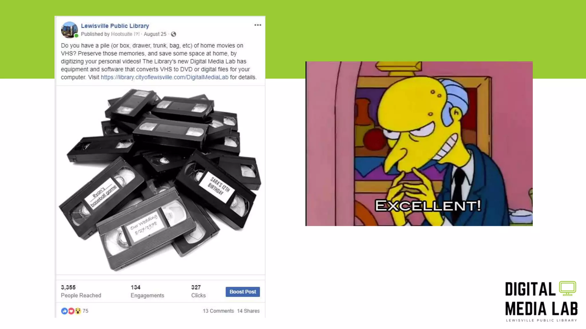 Lewisville Public Library Digital Media Lab