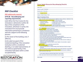 Epa Rrp Checklist How to Comply with EPA’s Lead Based Paint, Renovation, Repair and ...