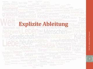 Explizite Ableitung
Prof.Dr.JelenaKostićTomović
7
 