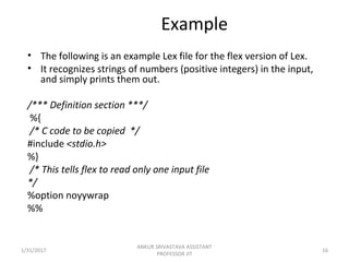 Lex | PPT