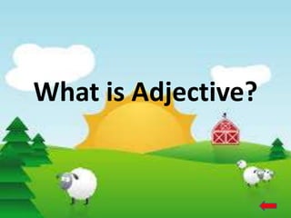 What is Adjective?
 