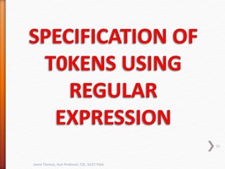 Jeena Thomas, Asst Professor, CSE, SJCET Palai
23
 