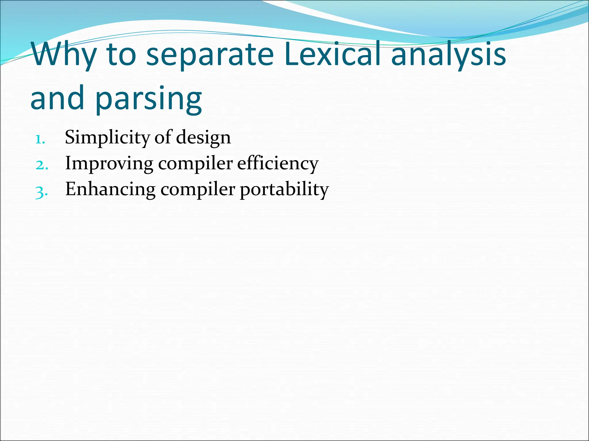 Compiler Design ug semLexical Analysis.ppt