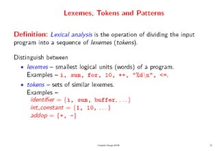 Compiler Design 40106 