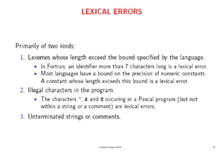 Compiler Design 40106 