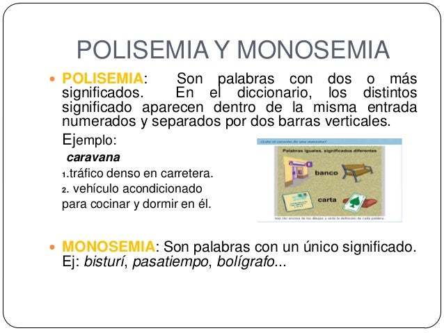 Enlaces TIC 5º de Primaria. LOMCE: TEMA 2. MONOSEMIA Y POLISEMIA.