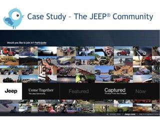 Case Study – The JEEP® Community
 