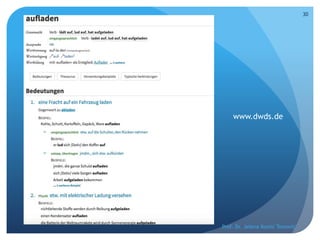 Prof. Dr. Jelena Kostić Tomović
30
www.dwds.de
 