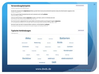 Prof. Dr. Jelena Kostić Tomović
31
www.dwds.de
 