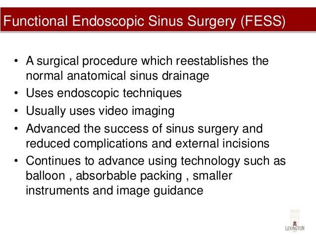 Lexington ENT | Improving Safety in Endoscopic Sinus Surgery
