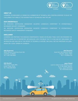 24Driverless Cars: Patent Landscape Analysis
 