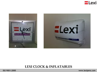 LEXI CLOCK & INFLATABLES 