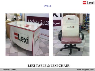 SYRIA LEXI TABLE & LEXI CHAIR  