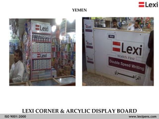 YEMEN LEXI CORNER & ARCYLIC DISPLAY BOARD 