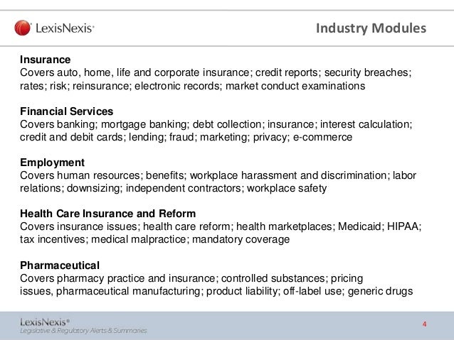 LexisNexis\u00ae Legislative and Regulatory Alerts \u0026 Summaries LexisNexis\u00ae Legislative and Regulatory Alerts \u0026 Summaries