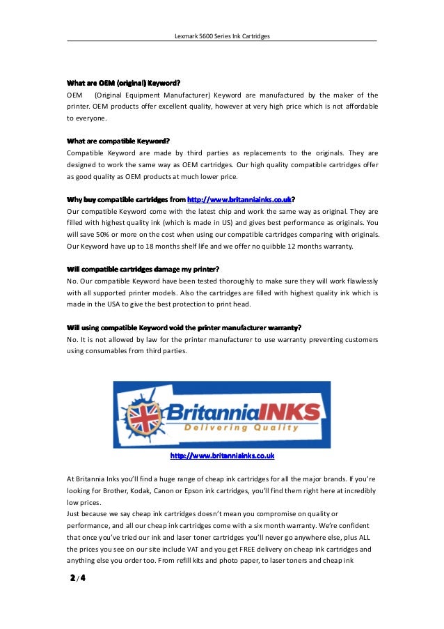 lexmark 5600 printer