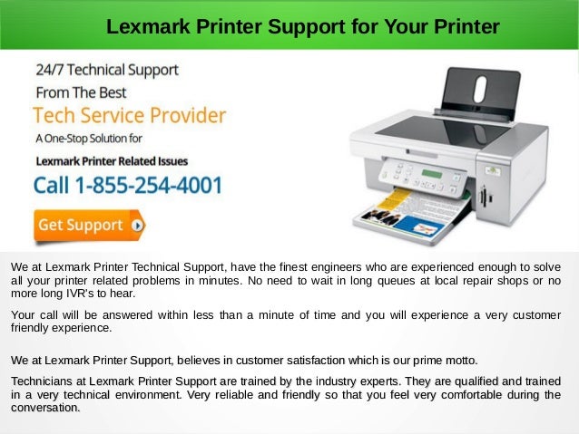 Lexmark Printer Support for Your Printer