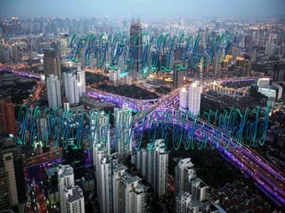 LES PAVILLONS  RENVERSANTS DE SHANGHAI 