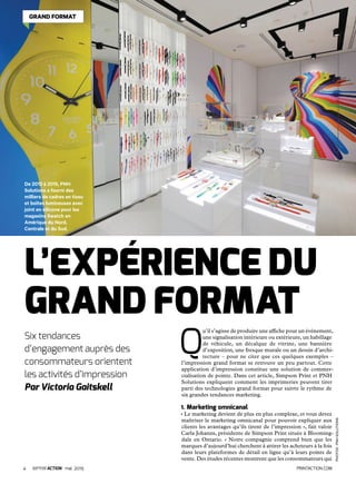 L'Expérience Du Grand Format | Imprim'Action | PDF