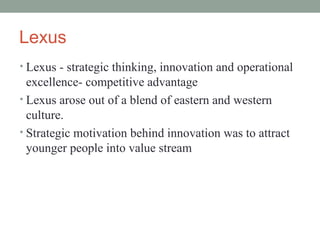 Lexus story | PPT