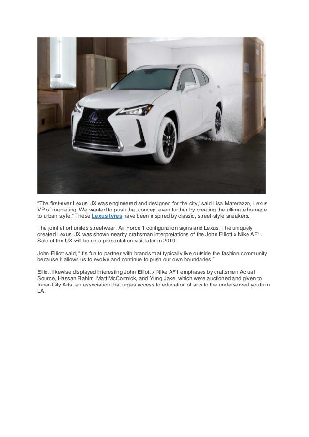 lexus ux nike