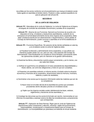 Ley De Cooperativas 438 94