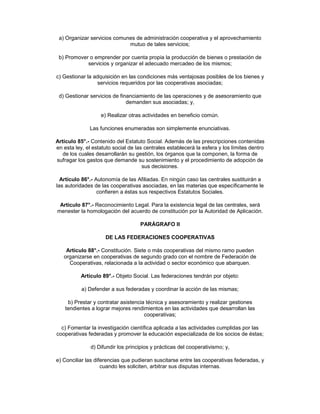 Ley De Cooperativas 438 94