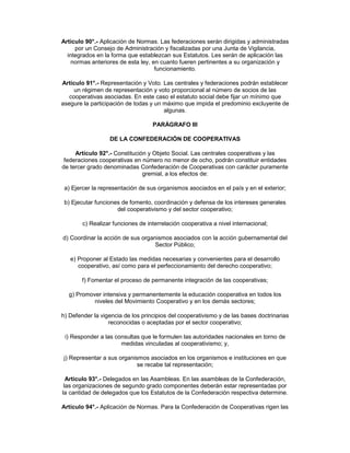 Ley De Cooperativas 438 94