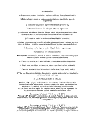 Ley De Cooperativas 438 94