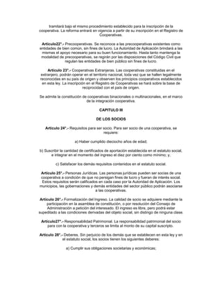 Ley De Cooperativas 438 94