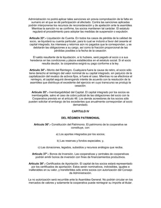 Ley De Cooperativas 438 94