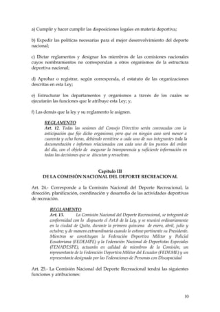 LEY DE EDUCACION FISICA