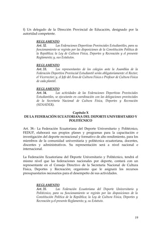 LEY DE EDUCACION FISICA