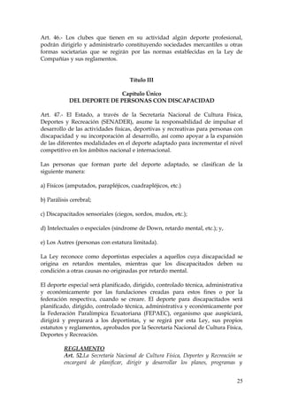 LEY DE EDUCACION FISICA