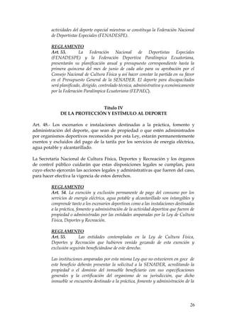 LEY DE EDUCACION FISICA