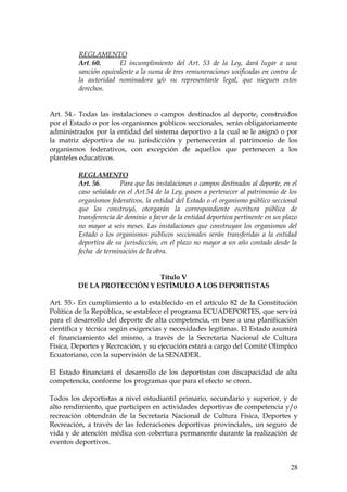 LEY DE EDUCACION FISICA