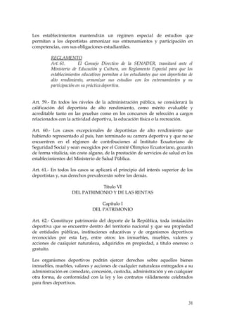 LEY DE EDUCACION FISICA