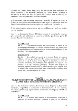 LEY DE EDUCACION FISICA