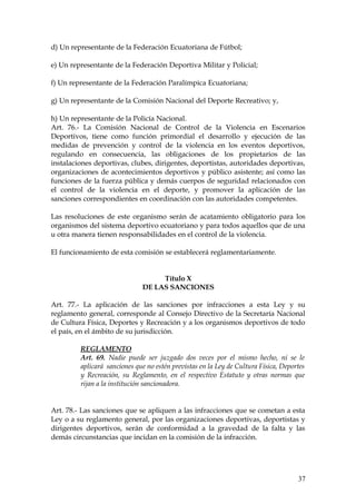 LEY DE EDUCACION FISICA