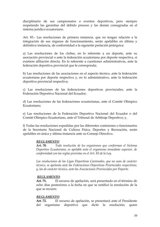 LEY DE EDUCACION FISICA