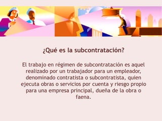 Ley de Subcontratación