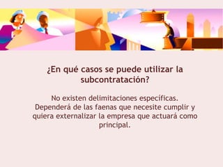 Ley de Subcontratación