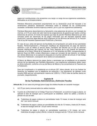 Ley Federal De Ingresos 2008